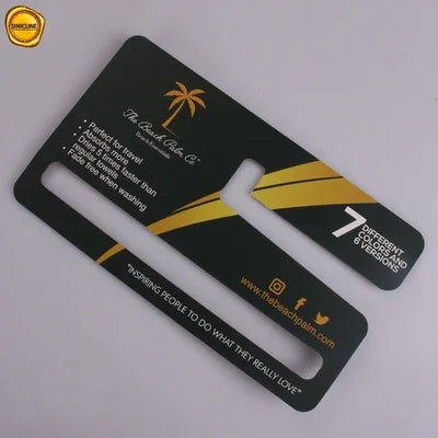 impression faite sur commande des cintres CMYK de carton de 150mmx260mm sur 2 côtés