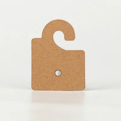 Crochets personnalisés en carton par 38mm x 50mm pour accrocher des laisses de chien