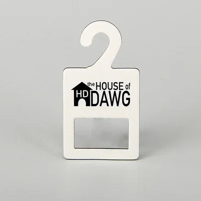Custom 49mmx90mm Paper Display Hangers For Pet Collar