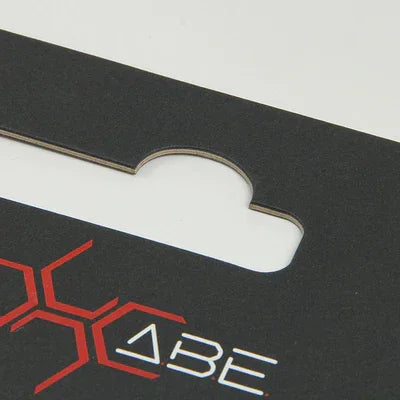 Cintre accrochant de carte de papier de carton noir pour accrocher des gants de chaussettes de sports