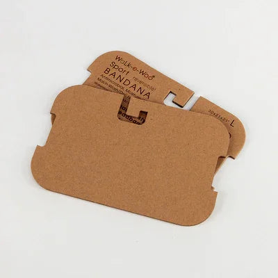 Eco Friendly Quality Checking 3mm Kraft Cardboard Bandana Hanger For Pets