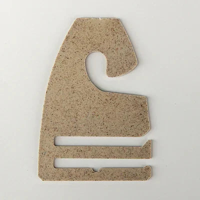 petits cintres en plastique de cravate de 6cmx9cm 1mm à 3.5mm d'épaisseur