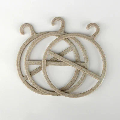 Cintre rond en plastique pour écharpe, couleur personnalisée, 11cm x 13,6 cm