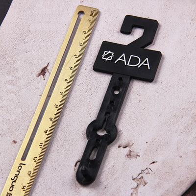 Cintre en plastique fait sur commande 40mmx127mm de ceinture de logo d'impression de feuille d'argent