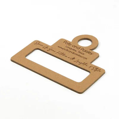 Cintre en carton de papier kraft recyclé durable pour chiffon de nettoyage en tissu Duster