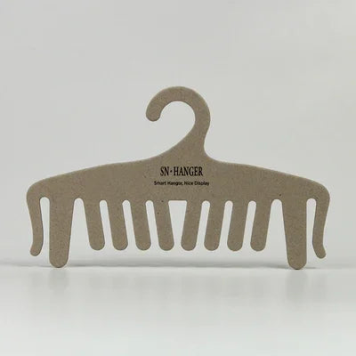 Thick Natural Cardboard Paper Lingerie Hanger Recycled Sustainable Custom Logo