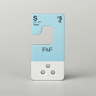 Cintre de ceinture en papier recyclé personnalisé en papier FSC pour un emballage respectueux de l'environnement