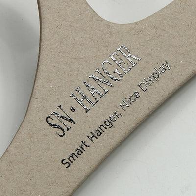 Cintre fait sur commande réutilisé de lingerie de cintre de papier de carton épais d'impression