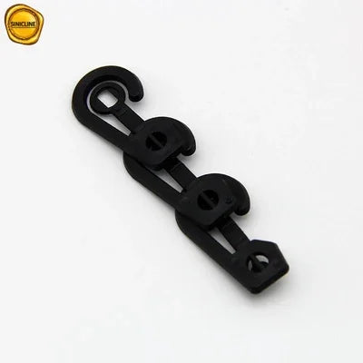 Petits crochets en plastique de protection de l'environnement de pp pour des accessoires de sac