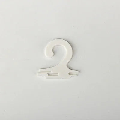 Petit cintre en plastique durable en forme de Z beige pour sac