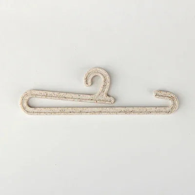 La chaussette en plastique écologique accroche le petit cintre en plastique matériel de paille du blé CCM60