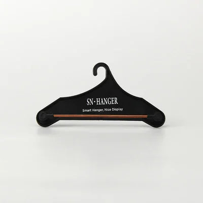 Cintres en plastique ronds clairs écologiques faits sur commande d'écharpe 110mmx136mm