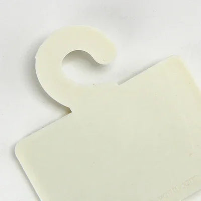 Porte-écharpe en plastique rectangulaire blanc, organisateur d'écharpe de placard avec Logo personnalisé