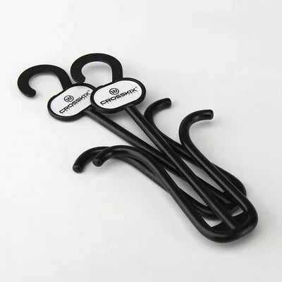 Cintre en plastique noir de chaussures du salon 90mmx195mm pour des pantoufles