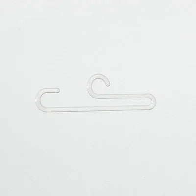 Cintre blanc de chaussette de PE de 105mmx23mm recyclé pour l'affichage de séchage