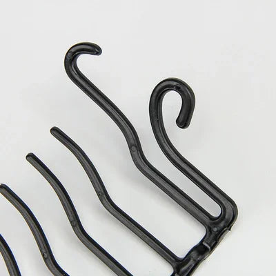 Petit cintre de chaussette de blanchisserie de mains du noir 5 d'ODM 2.5g pour la ligne de vêtements