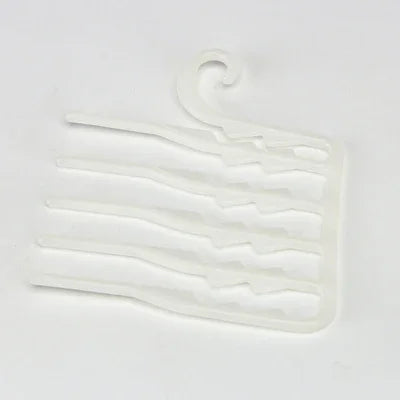 Logo Printed Plastic Suspender Hanger For Socks And Underwear