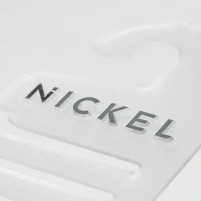 Organisateur transparent en plastique de support de cravate des cintres 7.8g de lien d'ODM d'OEM