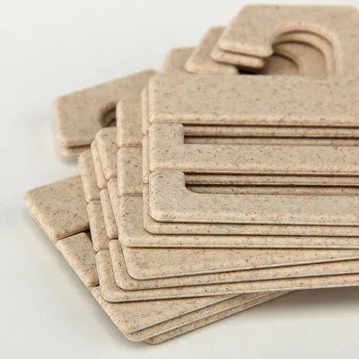 Organisateur de placard à cravate et cintre de ceinture biodégradables écologiques