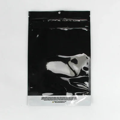 OEM ODM Black Food Polybag Header Card 15x20x6cm