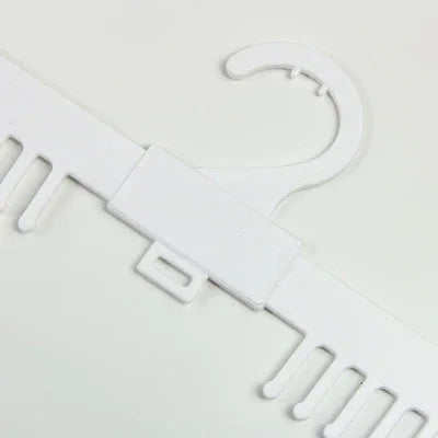 Logo imprimé par coutume de cintre de sous-vêtements féminins de cintres en plastique blancs de lingerie