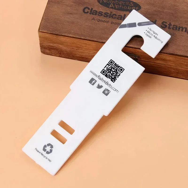 Customized Unfold White Shop Display Hooks 40mm*153mm