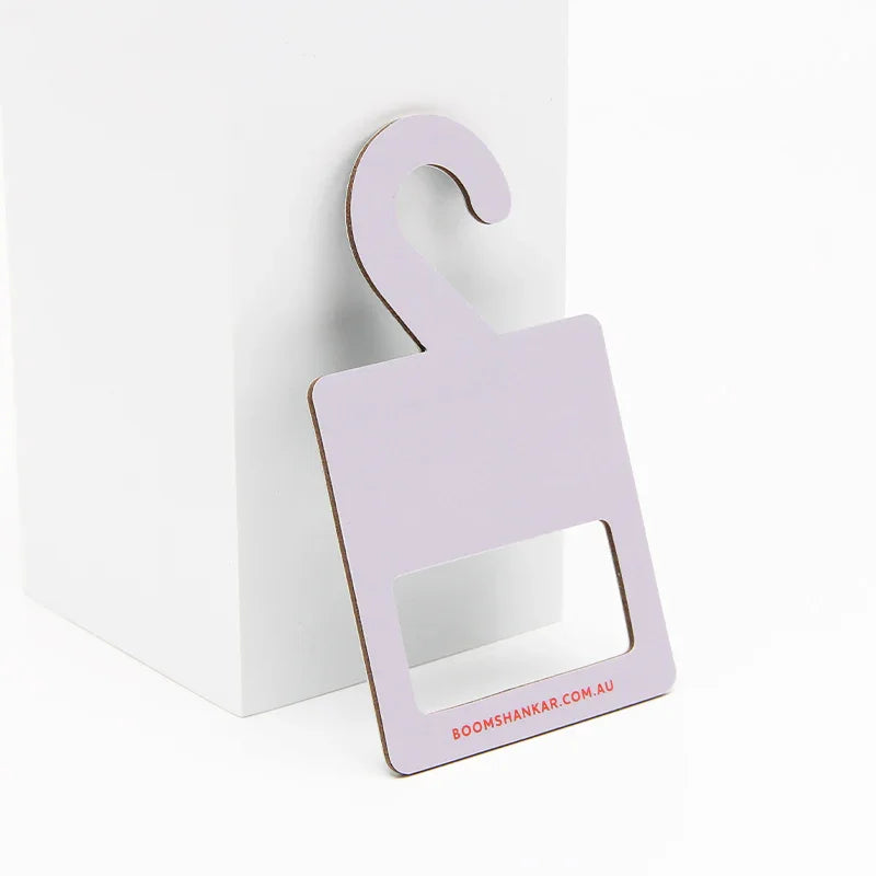 Custom Cardboard Belt Hanger with Logo Printing Packaging Solution