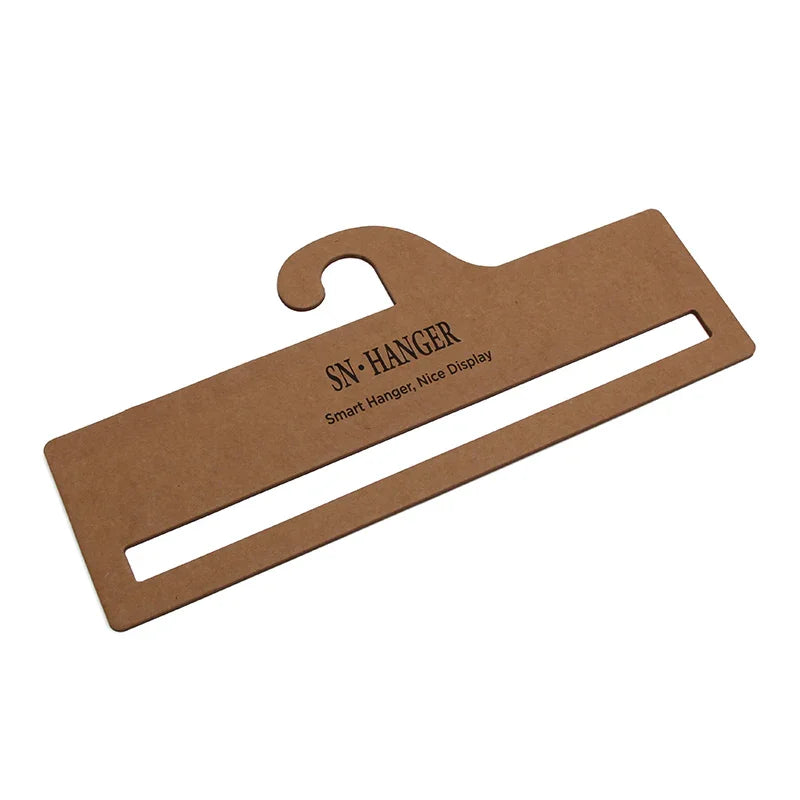 Custom Cardboard Hanger for Fashion Accessories | Eco-Friendly Retail Display