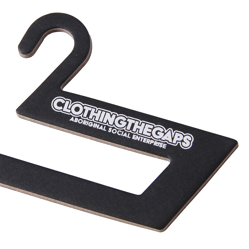 Custom Logo Cardboard Display Hook Black Kraft Paper Finish