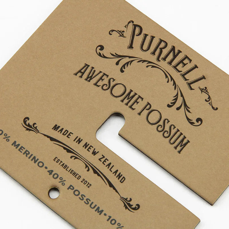 Custom Glove Cardboard Hanger Eco Friendly Hanging Card for Retail Packaging