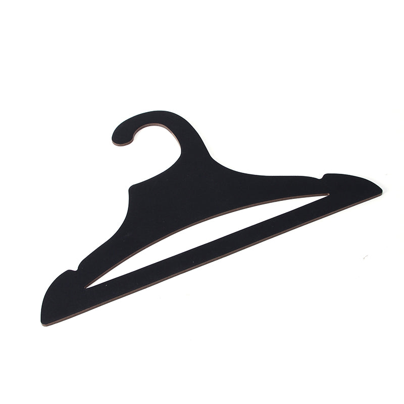 Custom Black Cardboard Hanger for Apparel Retail Display