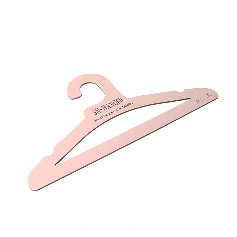 Custom Cardboard Garment Hanger with Printing for Retail Display