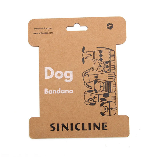 Custom Kraft Display Card for Dog Bandana Retail Packaging