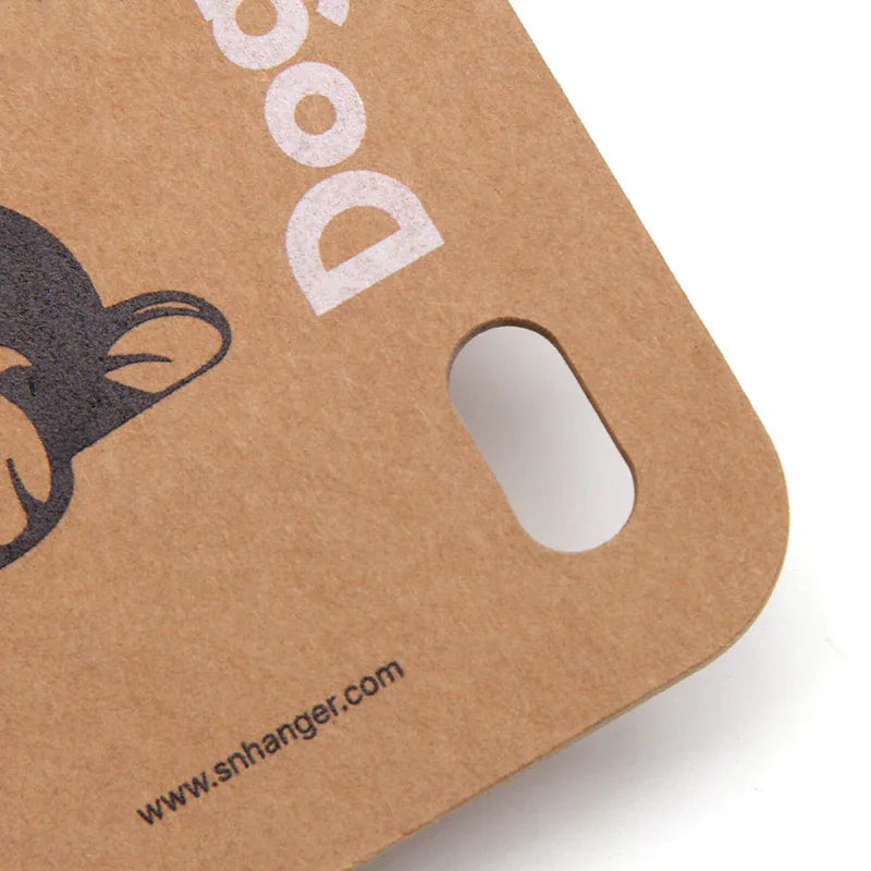 Custom Kraft Hanger Card for Dog Harness Packaging Display