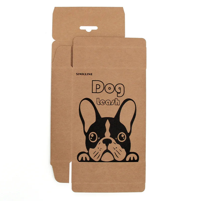 Custom Kraft Paper Hanging Box for Dog Leash Packaging