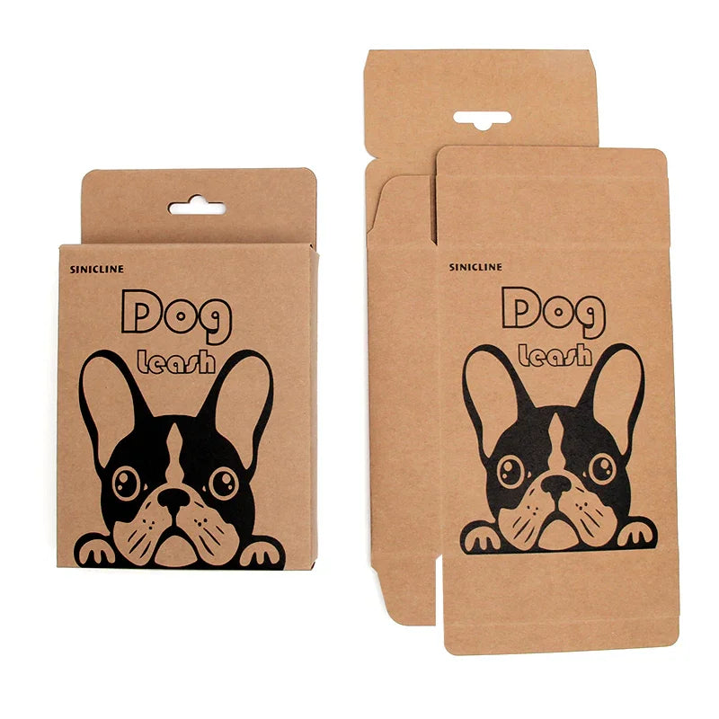 Custom Kraft Paper Hanging Box for Dog Leash Packaging