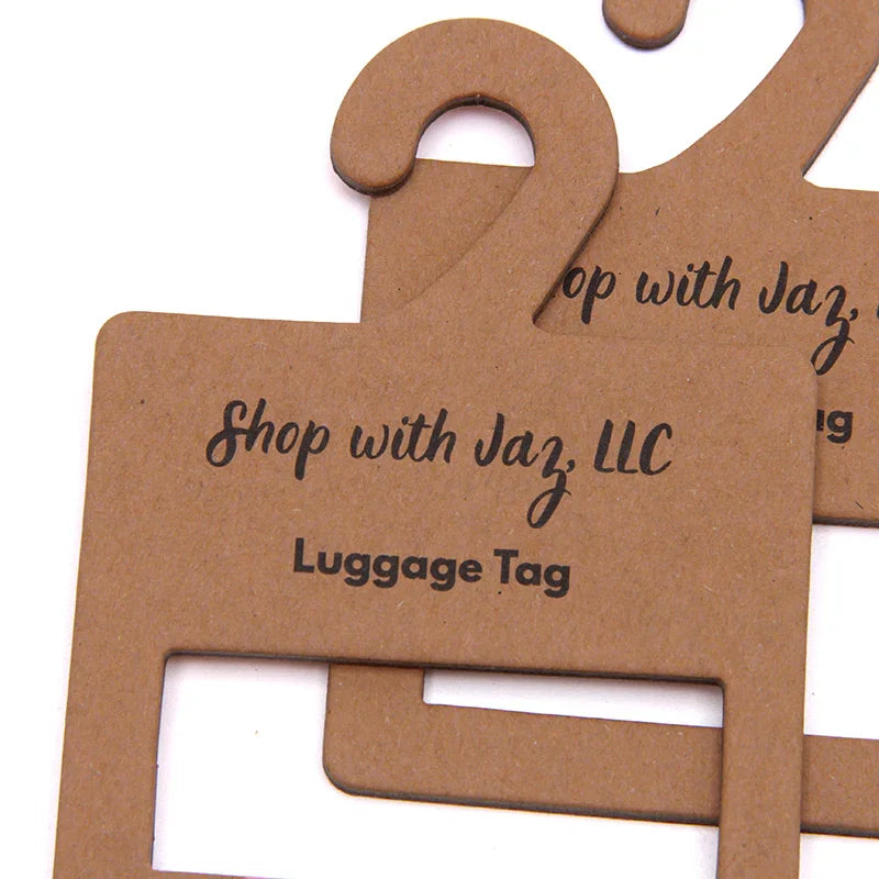 Custom Kraft Paper Hanger for Luggage Tags