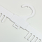 White Plastic Lingerie Hangers Female Underwear Clothes Hanger Custom Printed Logo