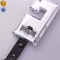 Luxury Transparent Cover Plastic Belt Hangers With Flexible Tail