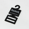 17*13cm Half Round Plastic Scarf Hangers With Double Hang Bar