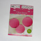 Pink Logo Printed Promotional 24cm Lantern Paper Header Cards For Packaging