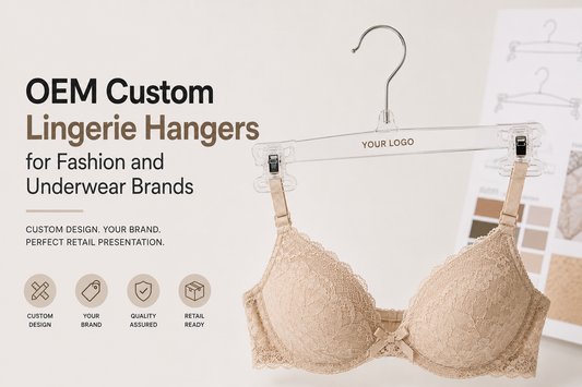 OEM Custom Lingerie Hangers for Fashion and Underwear Brands