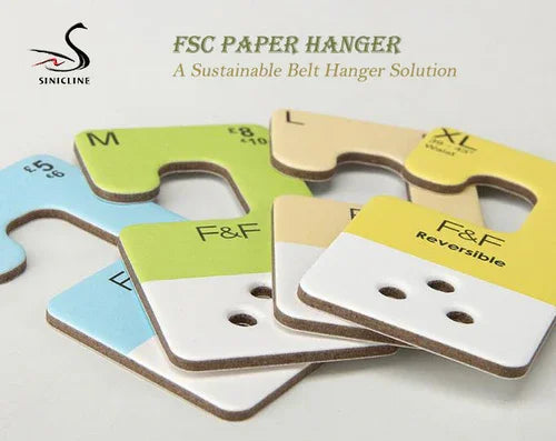 A Sustainable Belt Hanger Solution: FSC Paper Hanger