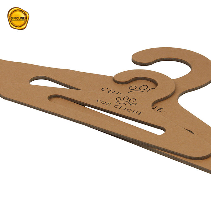 Customized Printing Kraft Paper Cardboard Hangers For Pet Clothing
