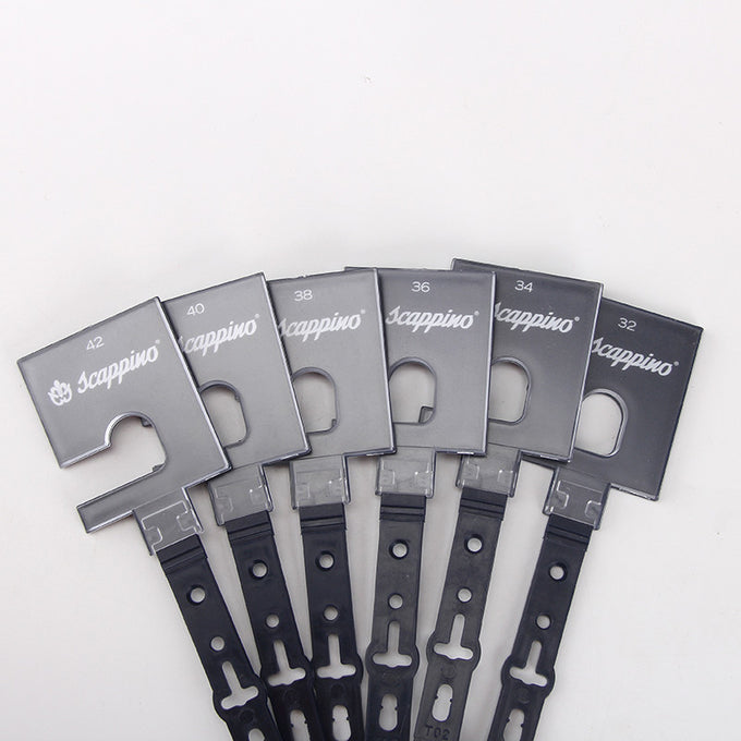 Custom PS & PE Belt Hanger with Size Display