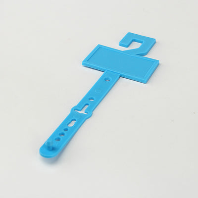 Heavy Duty Fashionable Blue Plastic Belt Hangers For Stores