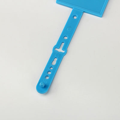 Heavy Duty Fashionable Blue Plastic Belt Hangers For Stores