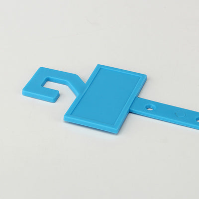 Heavy Duty Fashionable Blue Plastic Belt Hangers For Stores