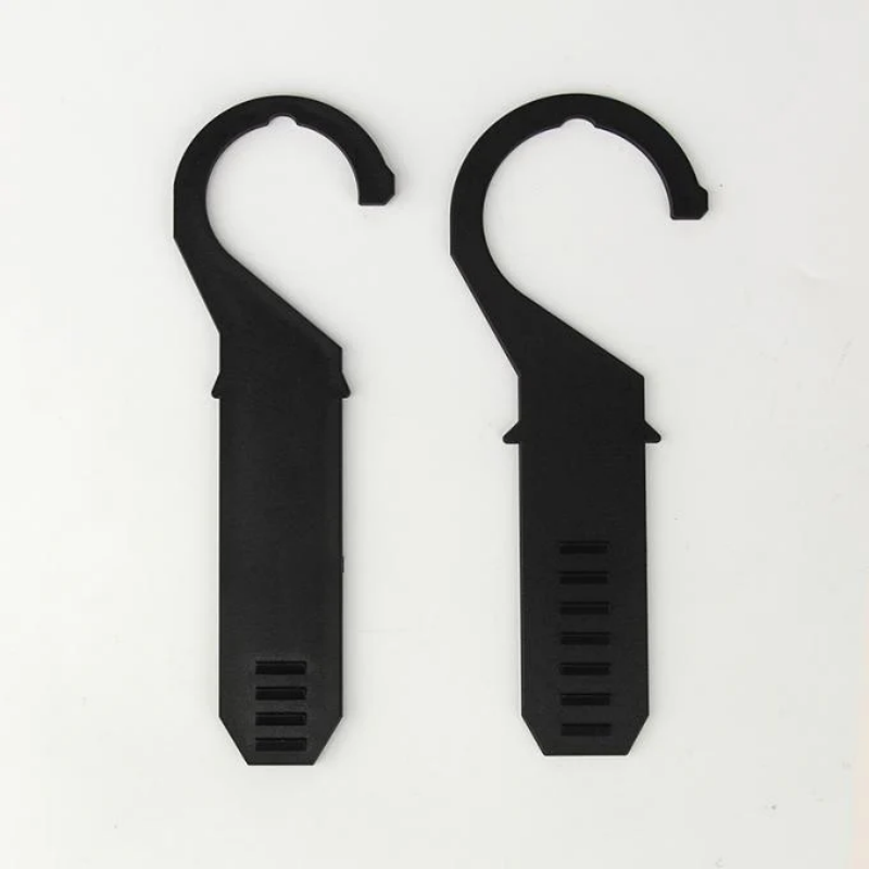 PP Custom Black Plastic Belt Display Hook Hanger For Retail Use