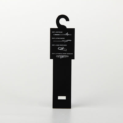 Shopping Malls Grey Belt Display Hooks With Printing LOGO